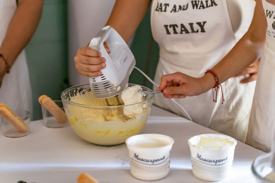 Fettuccine & Tiramisù: Cooking Class with Wine & Limoncello - Starting with tiramisù before the pasta