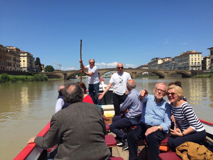 Florence: Authentic Barchetto River Cruise with Wine & Guide - Wine, soft drinks, and the aperitivo hour