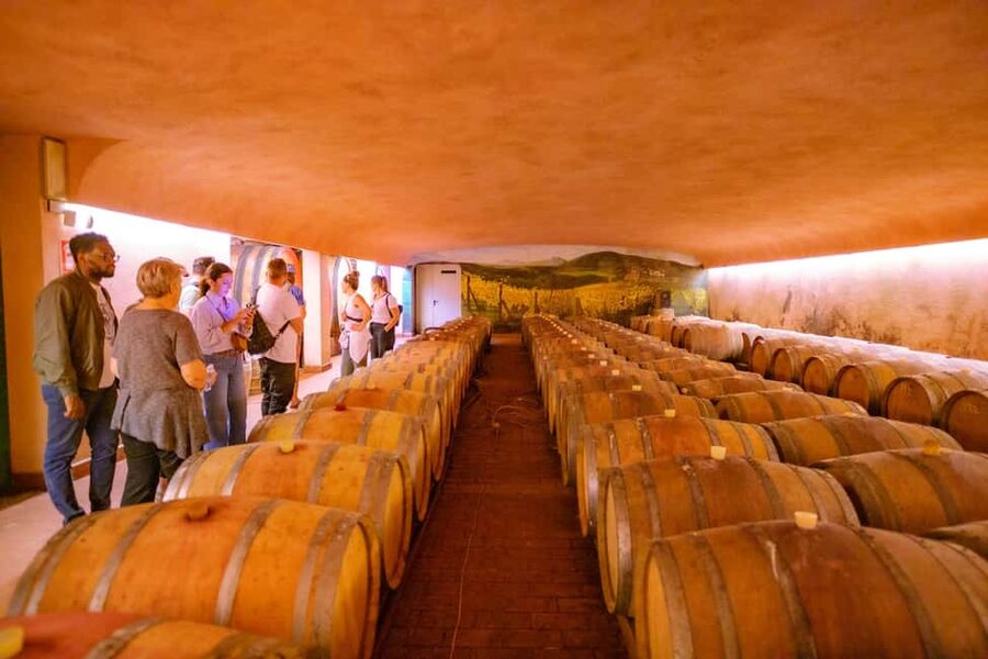 Florence: Chianti E-Bike Tour with Lunch & Two Wine Tastings - The winery visit, cellar talk, and Tuscan lunch