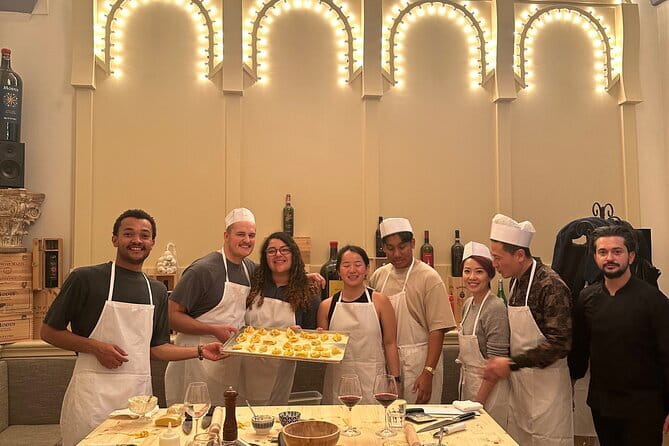 Florence: Pasta Cooking Class with Unlimited Wine - Cooking pasta inside Florence’s medieval tower