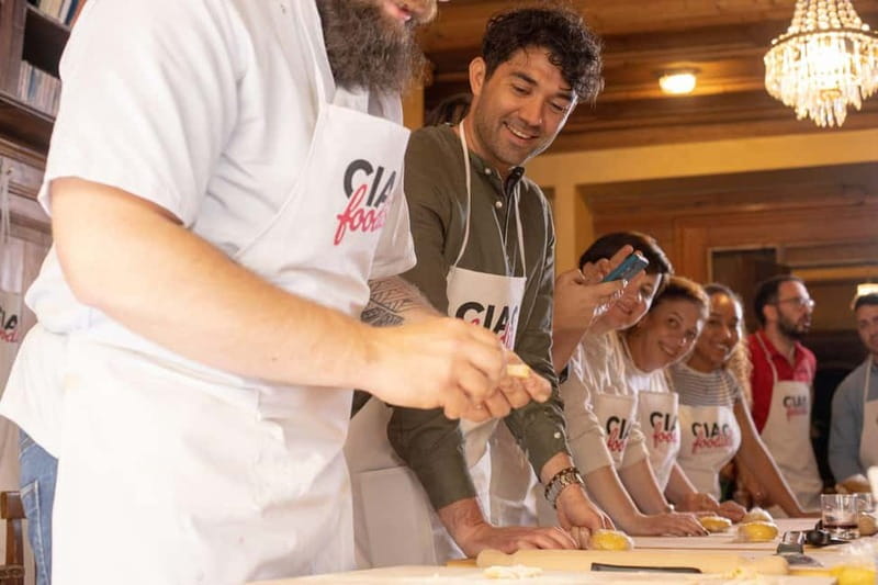 Florence: Pasta & Tiramisu Class with Unlimited Wine - Preparing the tiramisu
