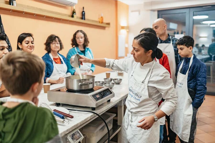Florence: Premium Pizza & Gelato Preparation Class with Wine - The moment your pizza becomes dinner