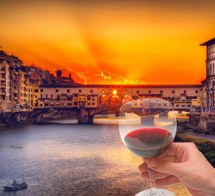 Florence: Sunset Sightseeing Tour and Wine Tasting - The Vasari Corridor and Florence from the river