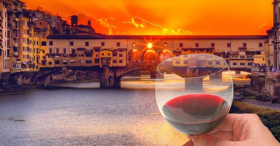 Florence: Sunset Sightseeing Tour and Wine Tasting - Meeting Benvenuto Cellini on Ponte Vecchio