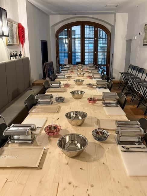 Florence: Tuscan cooking class with handmade pasta and wine - The cooking lesson ends at the dining table