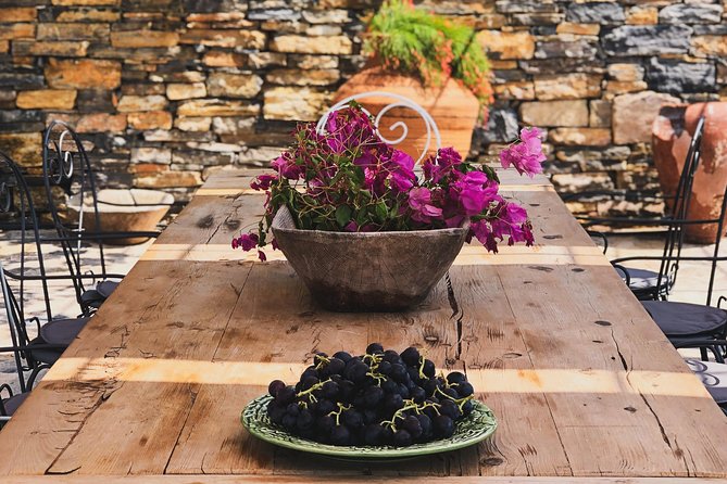 Food and Wine pairing Dinner at Karnas Vineyards Bodrum - The setting after dark