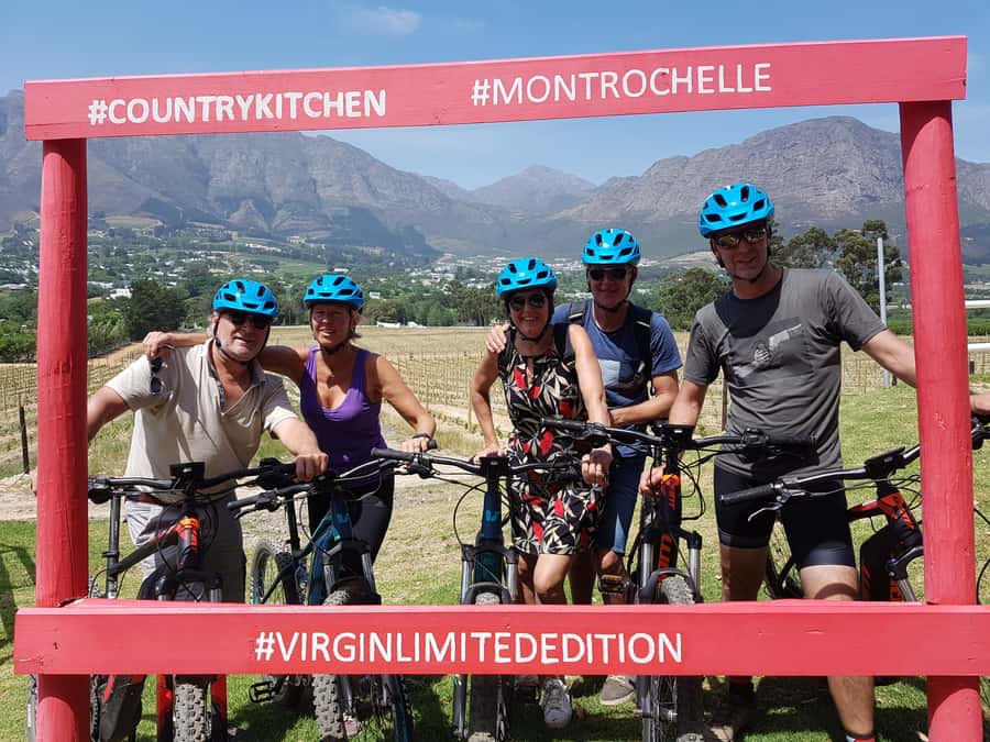 Franschhoek: E-bike Tour with Wine Tasting and Lunch - Wine country seen from the back roads