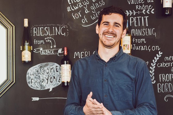 French Wine, Champagne And Cheese Tasting Paris SECRET WINE DOOR - Erwan’s Friendly, Informal Hosting Style
