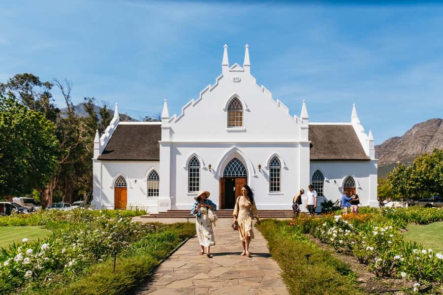 From Cape Town: 3 Regions Wine Tour with 3 Estates, 15 Wines - The first estate: cheese, cellar work, and a broad tasting