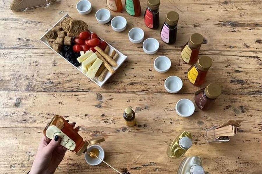 From Chania: Olive Oil, Wine, Cheese & Honey Tasting Tour - Bread, rusks, pies, and Cretan cheese