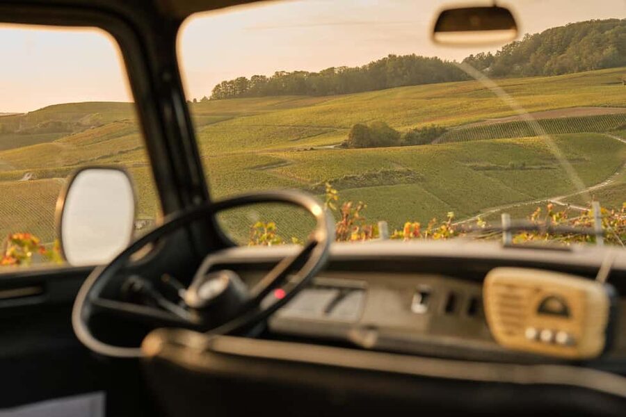 From Epernay : Champagne tasting with a vintage car - Aÿ-Champagne and the Work Behind the Bottle