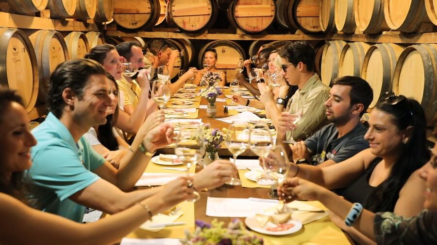 From Florence: Chianti Tour with Two Wine and Food Tastings - First Winery: A Small Taste of Traditional Chianti