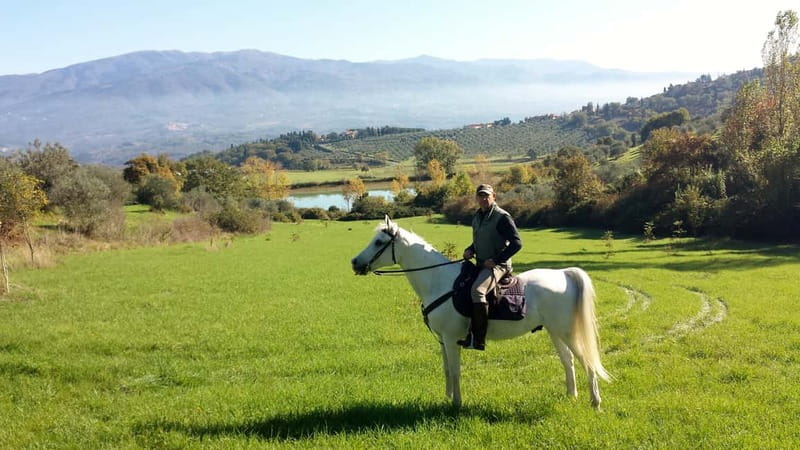 From Florence: Horse Ride and Wine Tour at Estate with Lunch - Timing, language, and small-group details