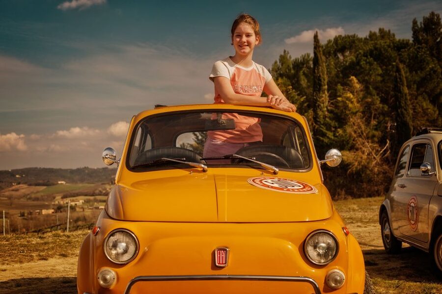 From Florence: Sunset Wine Tasting Tour in Vintage Car - The first 30 minutes: safety, controls, and car history