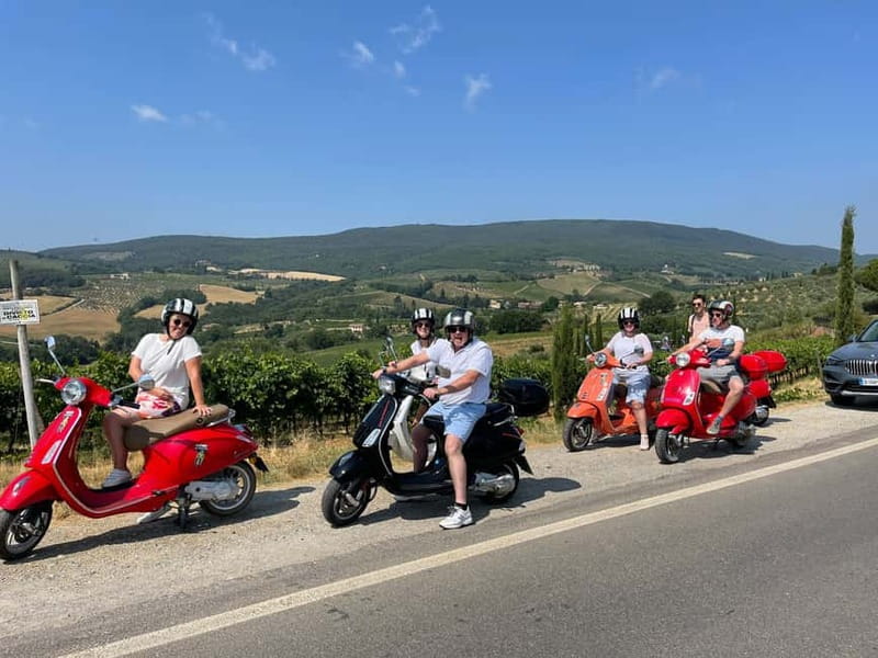 From Florence: Tuscany Vespa Tour with Lunch & Wine - Leaving Florence at 10:00