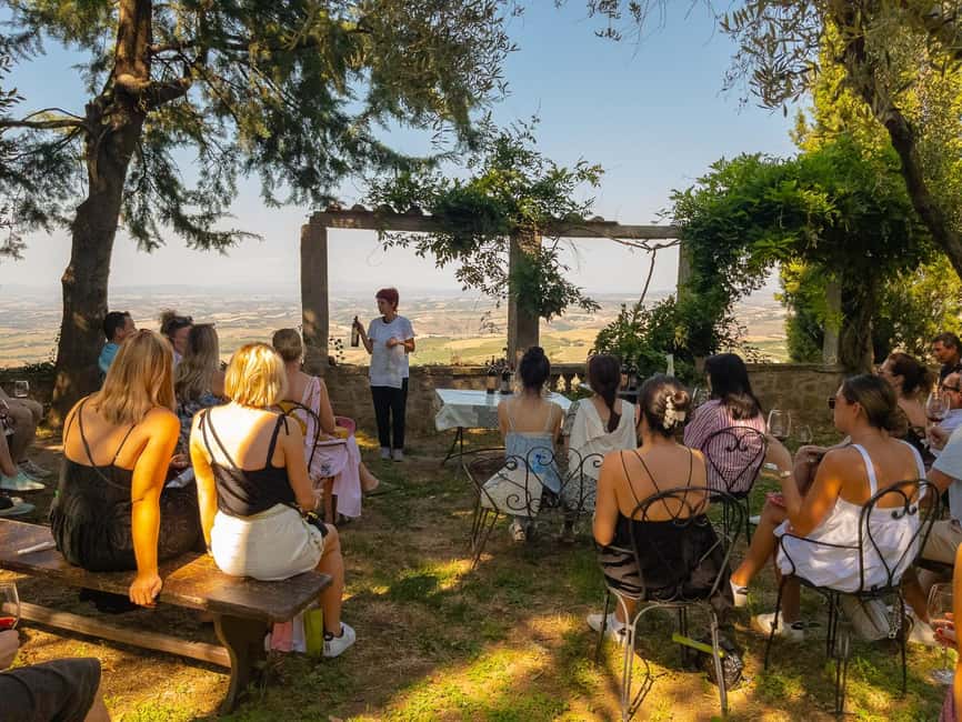 From Florence: Val D'Orcia Tour with Wine Tasting - Montepulciano, underground cellars, and steep streets