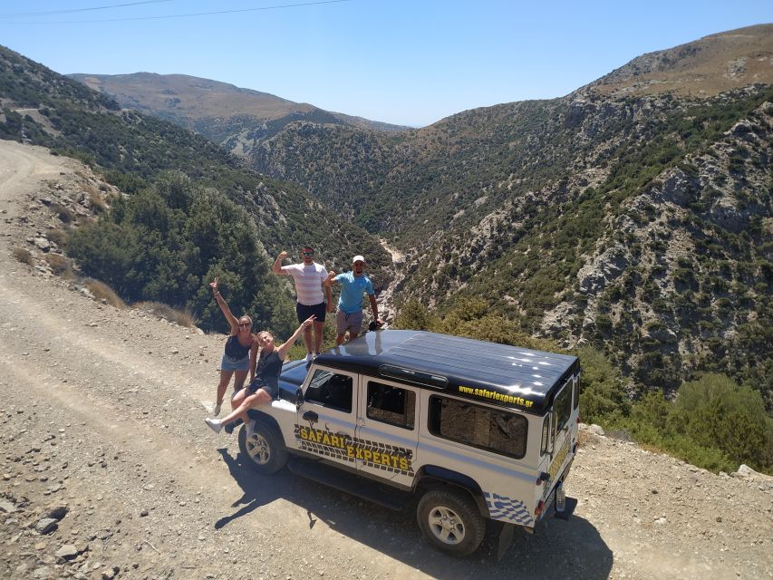 From Heraklion: Matala Beach - Caves & winery Full Day tour - Guides and language choices