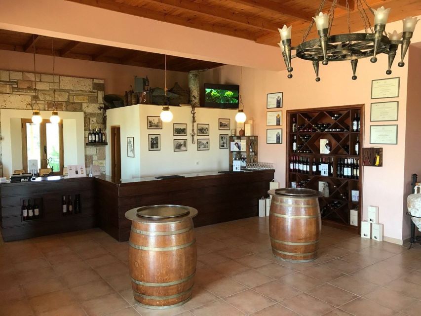 From Kos: Tour of 2 Wineries with Wine Tasting & Small Bites - Moving on to Akrani Winery near Mount Dikaios