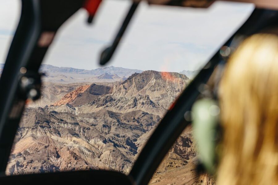 From Las Vegas: Grand Canyon Helicopter Tour with Champagne - From Maverick Helicopters to the open desert