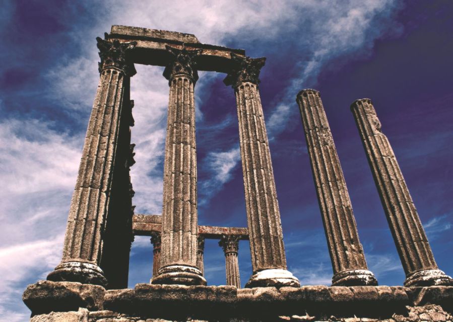 From Lisbon: Évora Wine & Heritage Tour - Roman columns from the age of Augustus