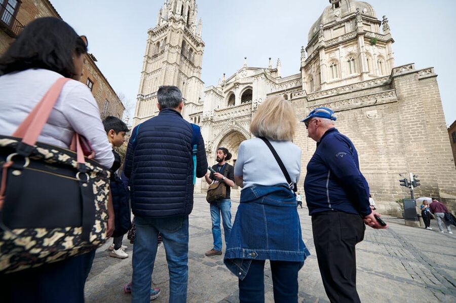 From Madrid: Toledo Tour with Wine Tasting and 3 Monuments - One hour through Toledo’s medieval center