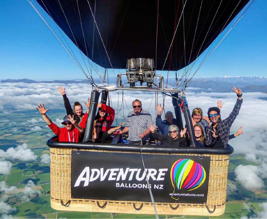 From Methven: Hot Air Balloon Flight in Canterbury with Wine - Clear weather makes the difference