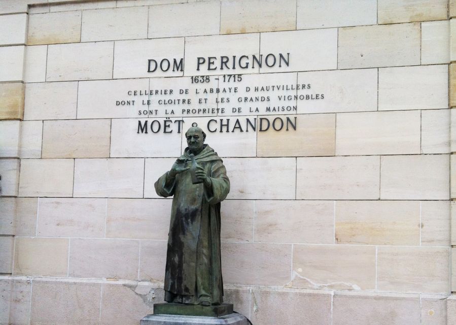 From Reims: Champagne Day Trip to 3 Family Domains & Lunch - Hautvillers and the Dom Pérignon story