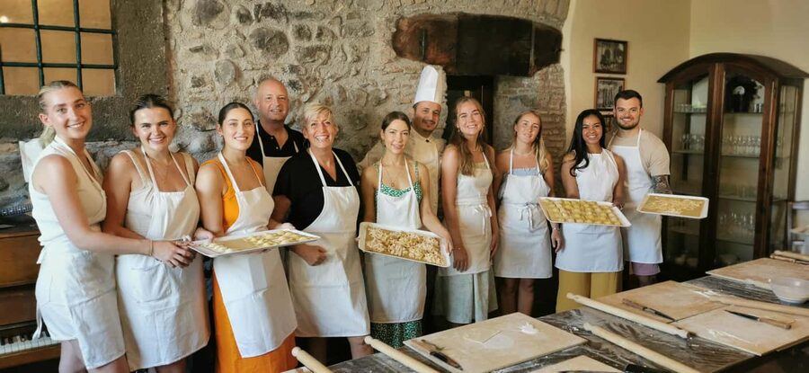 From Rome: Pasta Masterclass & Wine Tour in the Vineyard - Getting from Termini to Frascati