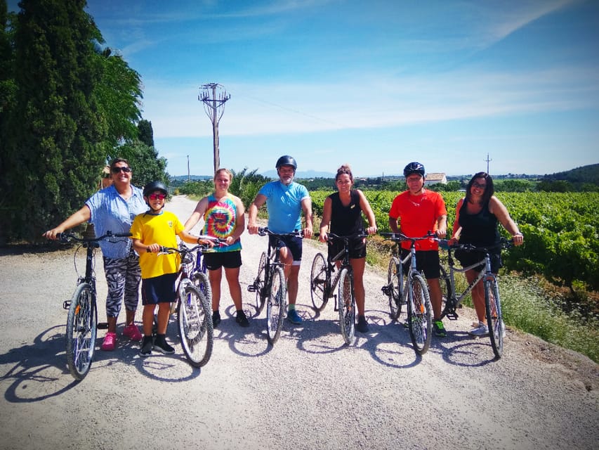 From Sitges: Cycling Tour with Winery visit and Tasting - From Sitges to Penedès in 30 minutes
