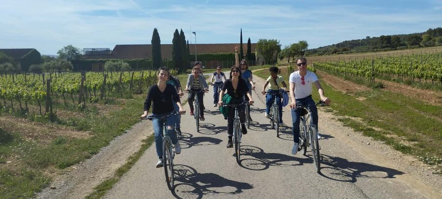 From Sitges: Cycling Tour with Winery visit and Tasting - Grapes, almonds, and the local taste of Penedès