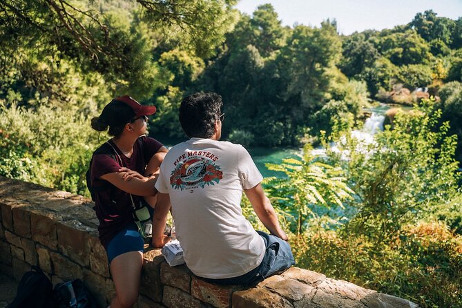 From Split: Krka Waterfalls, Food & Wine Tasting Tour - The boat ride and arrival at Skradin