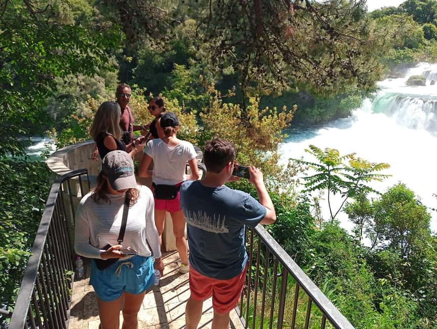 From Split: Krka Waterfalls with Wine & Cheese Tasting Tour - A 25-minute boat ride across the river