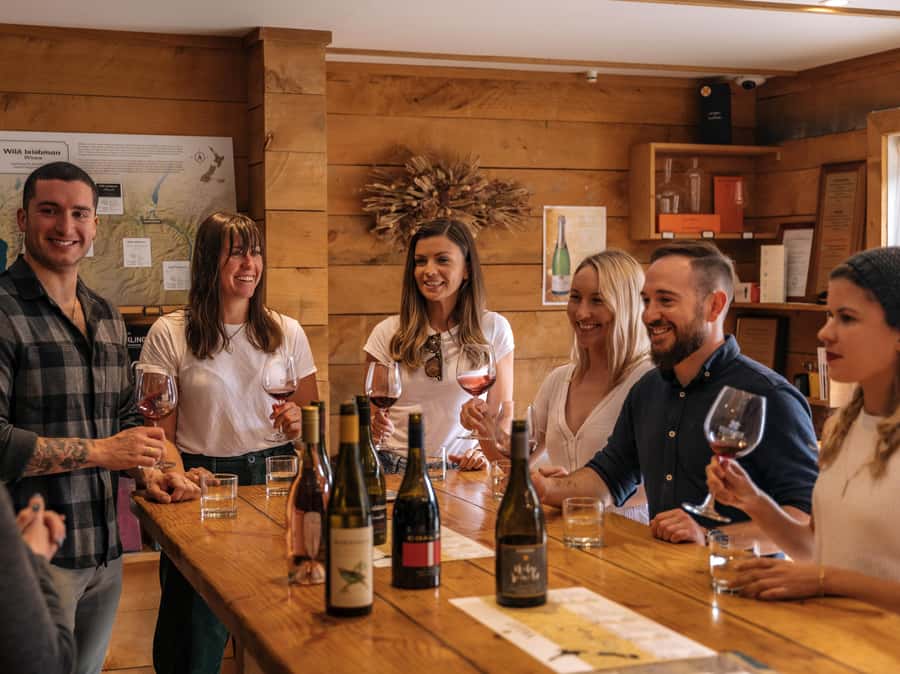 Gourmet Food and Wine Tour with Lunch and Wine Tastings - Gibbston begins with wine, cheese, and a cave