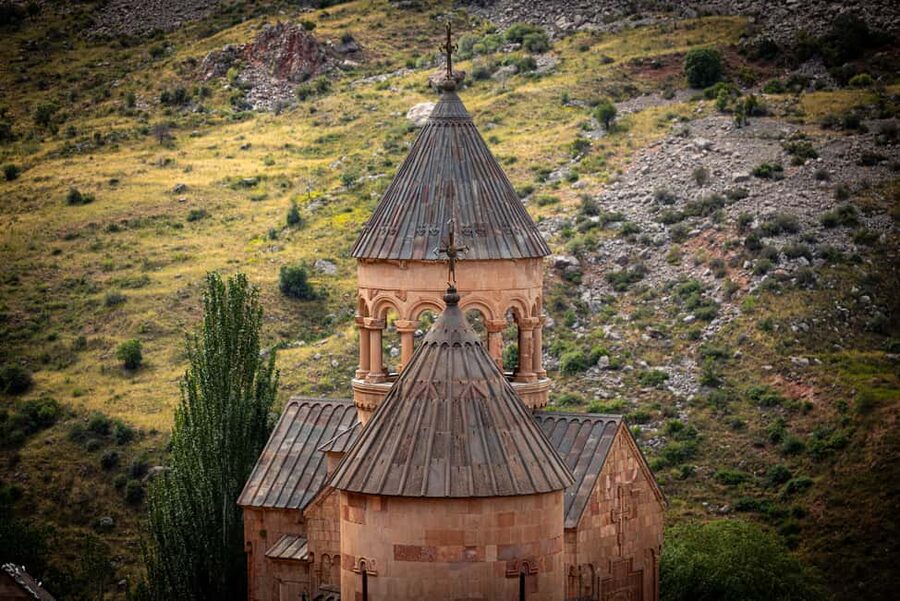 Group tour: Khor Virap, Noravank, Jermuk, Areni wine tasting - Jermuk: Waterfall, Legend, and Mountain Air