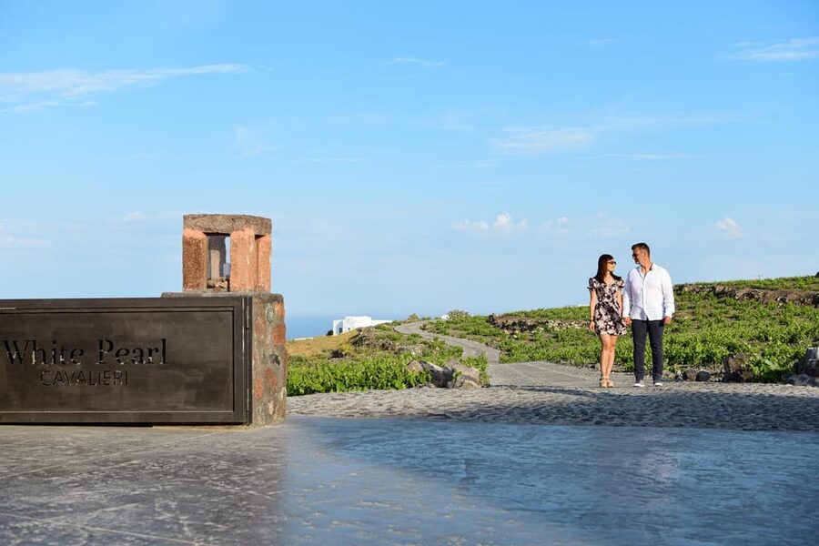 Imerovigli: Premium Wine Tasting with Caldera and Sea Views - Staying for food and sunset