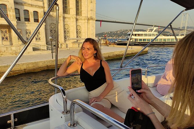 Istanbul Bosphorus Sunset Cruise with Wine on a Luxury Yacht - The Golden Horn and Galata Tower