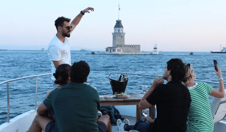 Istanbul: Small Group Yacht Tour with Unlimited Wine - European Shore Palaces and Waterfront Views