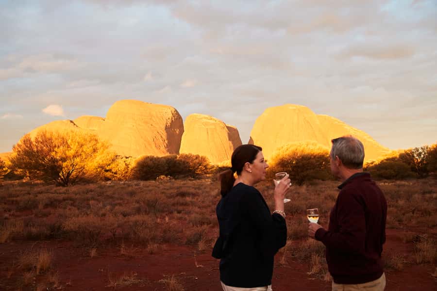 Kata Tjuṯa Sunset Tour with Sparkling Wine and Cheeseboard - What the $119 price really buys