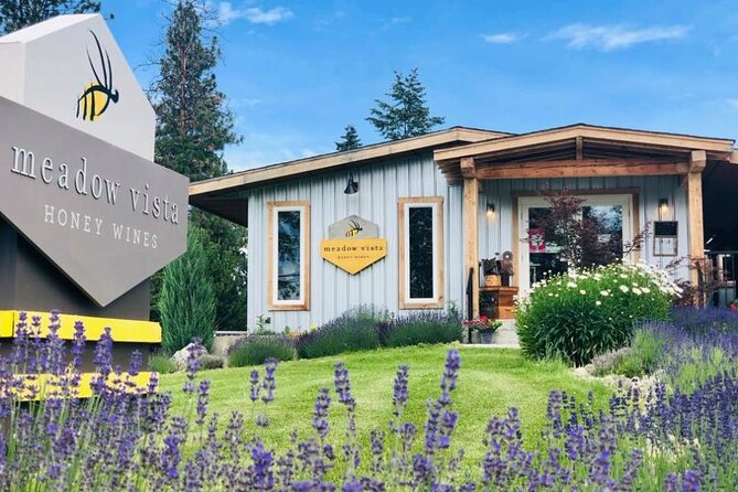 Kelowna Wine Tour by E-bike, Okanagan Valley Views and Lunch - Meadow Vista Honey Wines and the included patio lunch