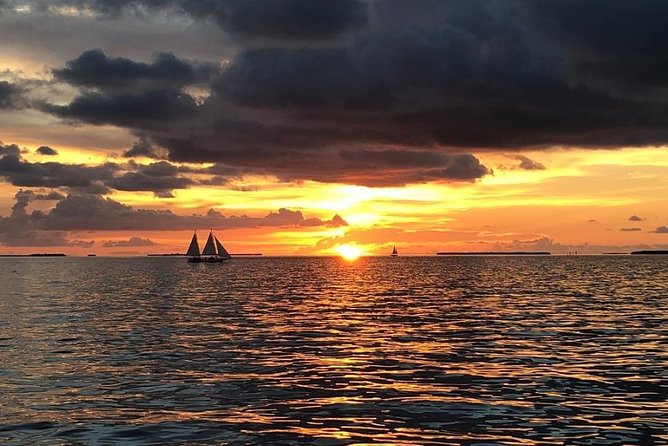 Key West Champagne Sunset Catamaran Cruise - Passing Fort Zachary Taylor Historic State Park