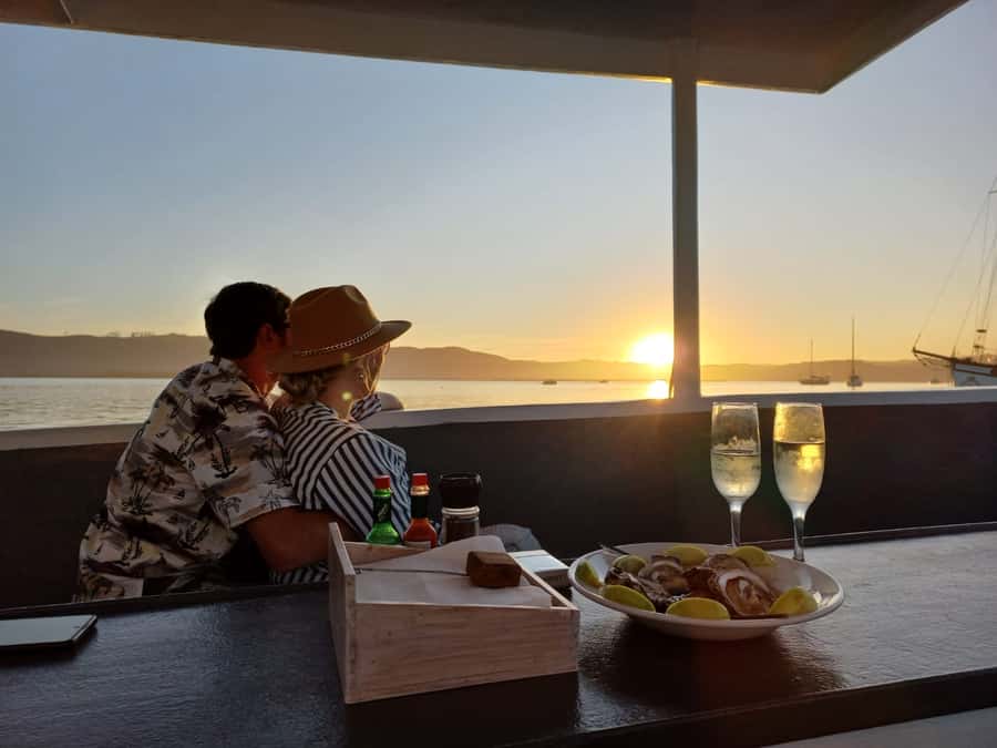 Knysna: Wine & Oyster Luxury Lounger Sunset Cruise - Key points to know before booking