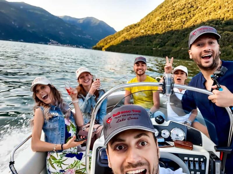 Lake Como: 2h Shared Boat Tour with Wine Tasting - From Sant’Agostino pier to Como’s western shore