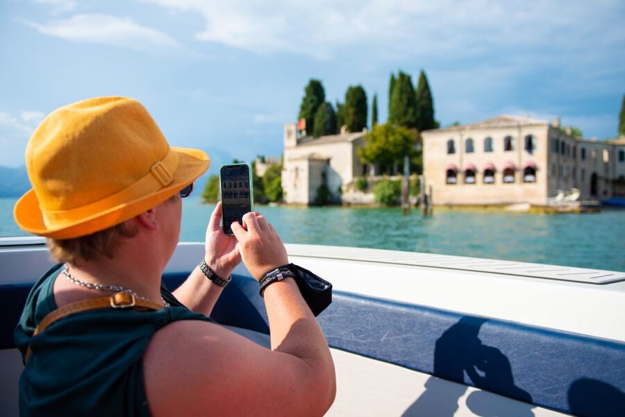 Lake Garda: Historic Castle Cruise with Wine Tasting - Passing the Grottoes of Catullus