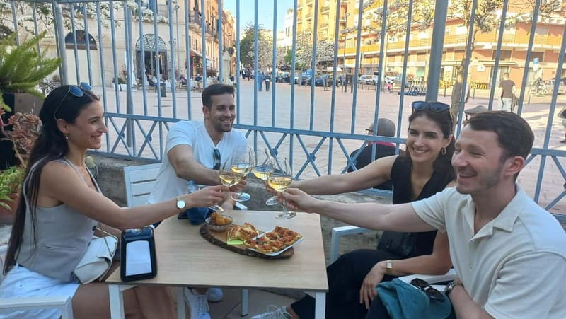 Lecce: Guided Street Food Walking Tour with Food and Wine - Piazza Sant’Oronzo and the Center of City Life