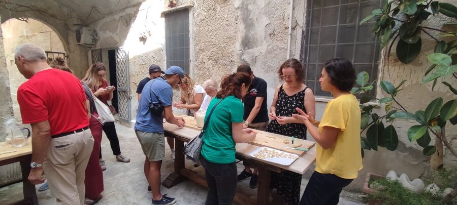 Lecce: Pasta Making Class in 1400s-Era Courtyard with Wine - Key points to know before booking