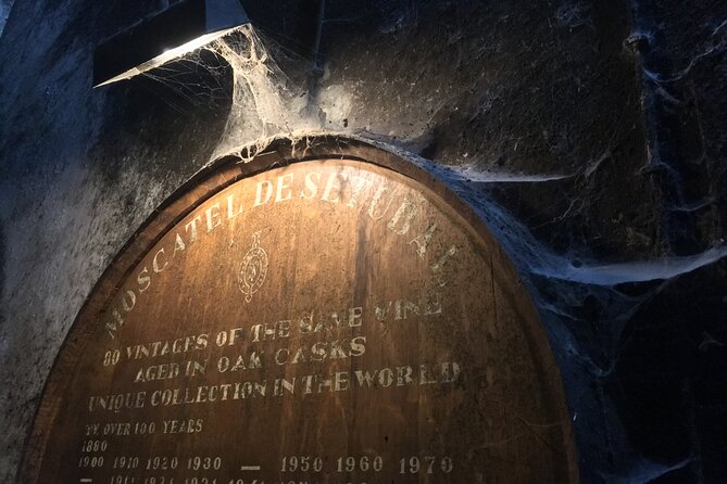 Lisbon Getaway: Private Arrábida Wine & Food Tour - José Maria da Fonseca: historic bottles and Moscatel