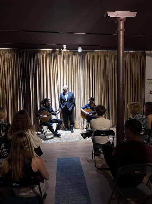 Lisbon: Live Fado Show in Historic Alfama with Port Wine - Arriving in Alfama and taking your seat