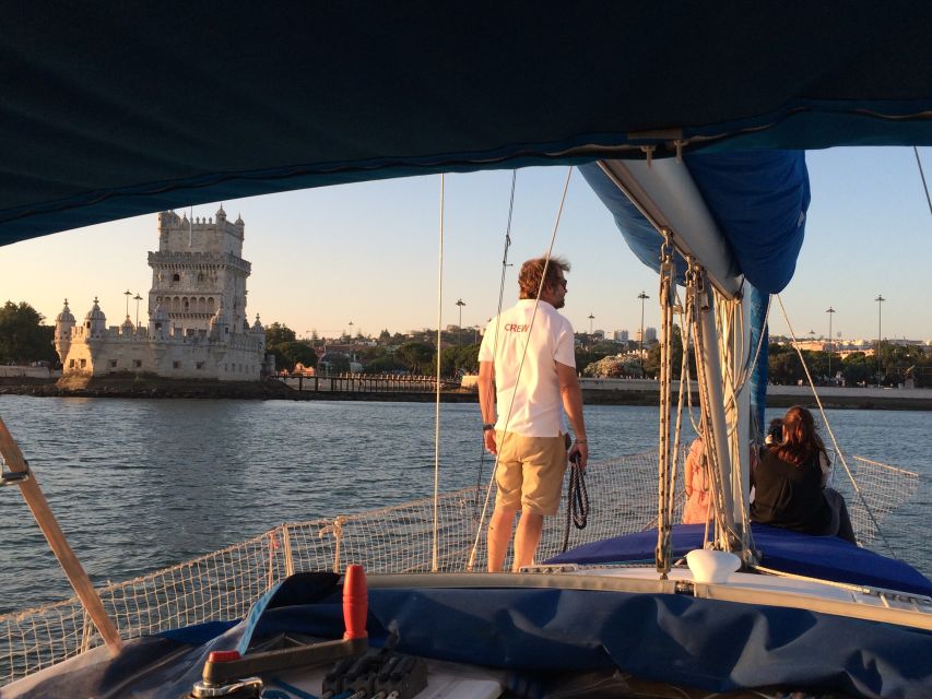 Lisbon: Private Sunset Sailing Tour with Champagne - Returning past central Lisbon