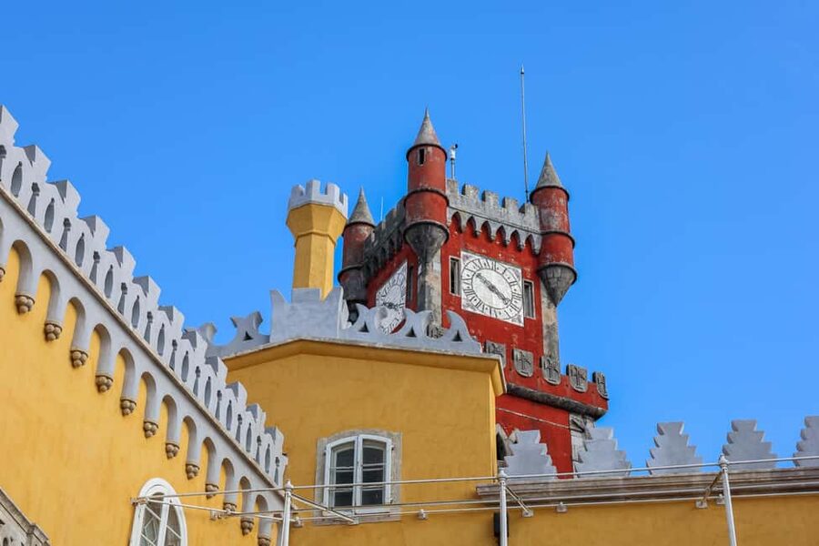 Lisbon: Sintra, Pena Palace & Wine Tasting Small-Group Tour - Pena Palace: colorful, dramatic, and physically demanding