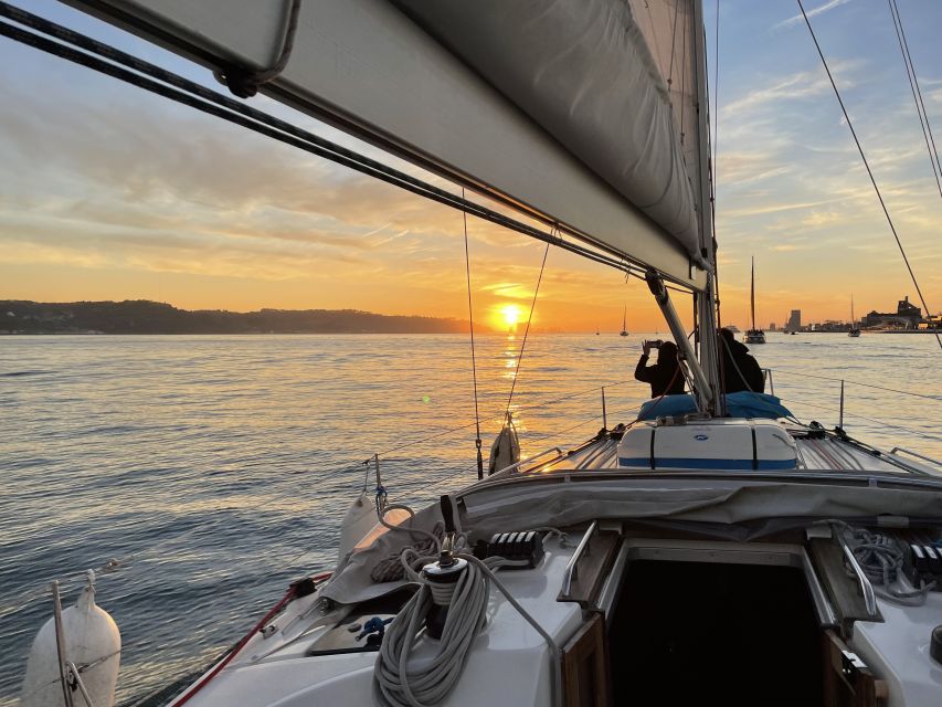 Lisbon: Sunset Sailing Boat Cruise with Wine - Bairro Alto, Commerce Square, and the old center